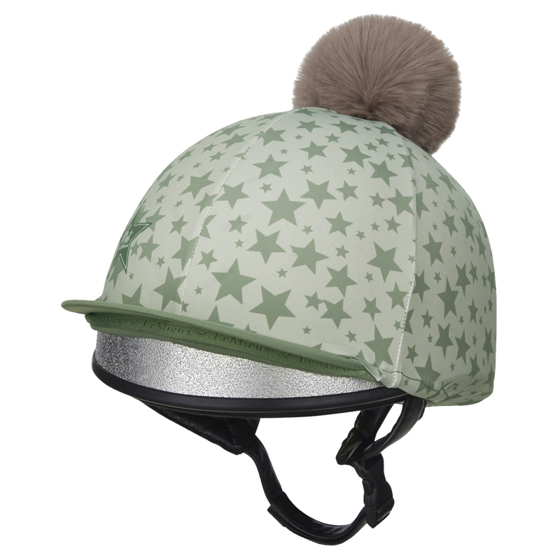 LeMieux Mini Pom Hat Silk - Fern-2