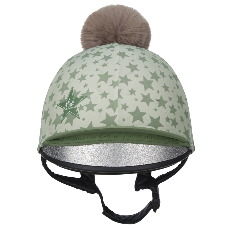 LeMieux Mini Pom Hat Silk - Fern-1