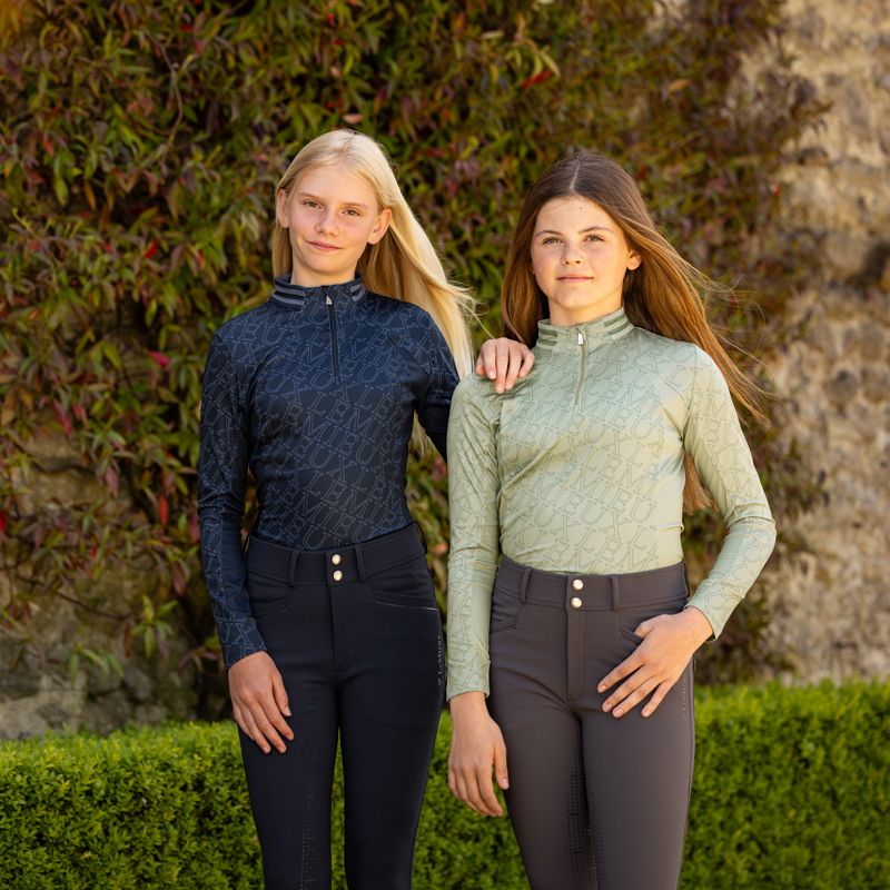 LeMieux Young Rider Frieda Base Layer - Navy-4