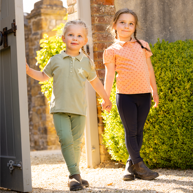 LeMieux Mini Polo Shirt - Sherbet-4