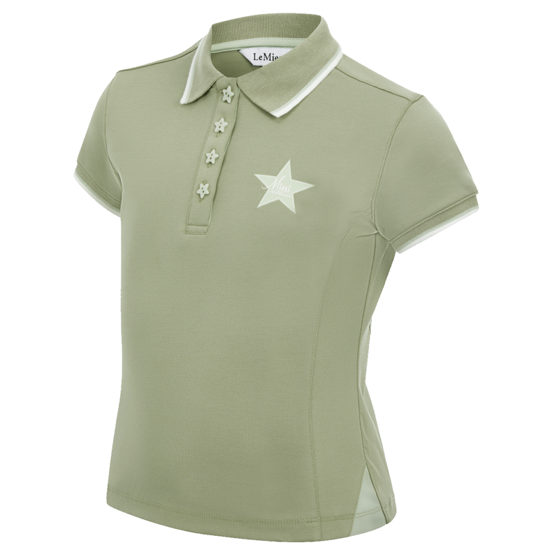 LeMieux Mini Polo Shirt - Fern-1