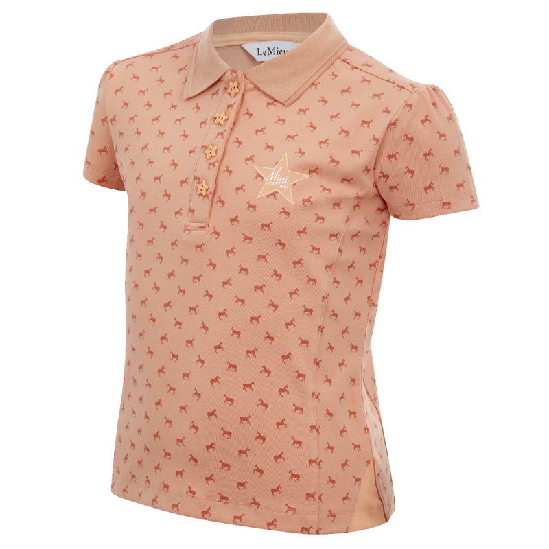 LeMieux Mini Polo Shirt - Sherbet-1