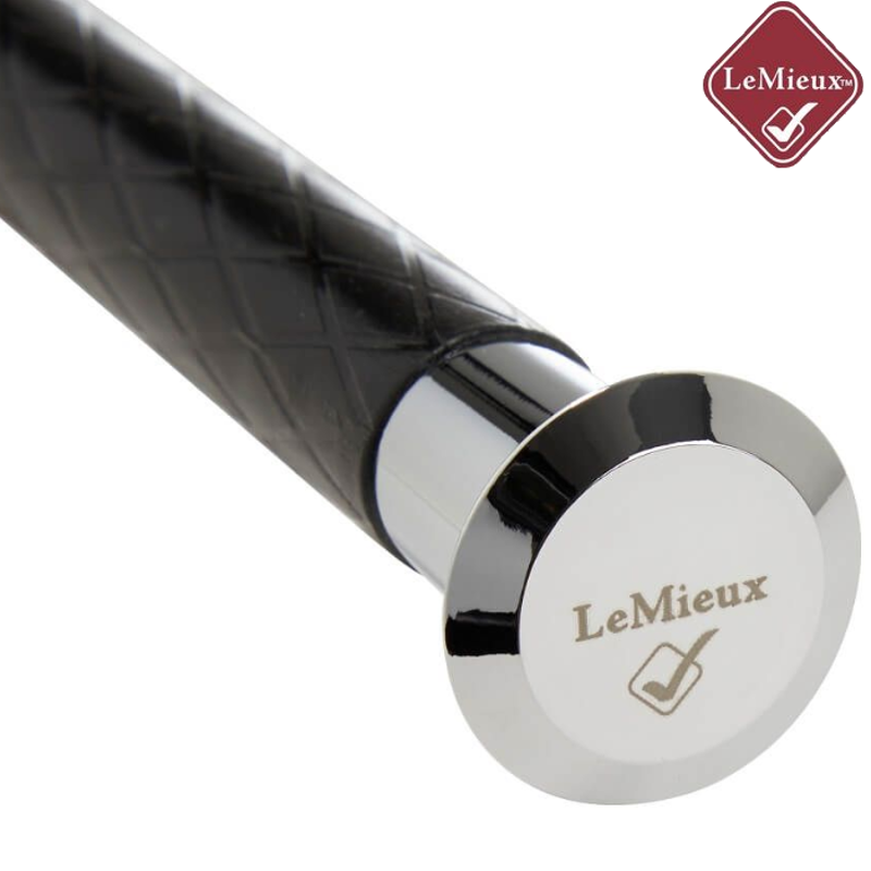 LeMieux LeGrip Gel Jumping Whip - Black 65cm-1