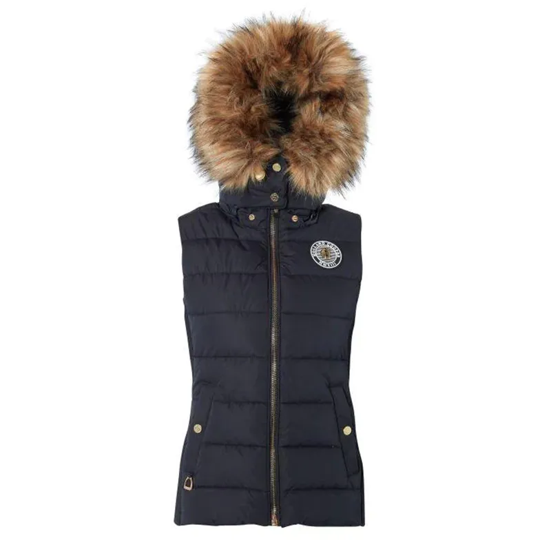 Holland Cooper Logan Padded Gilet - Ink Navy-5