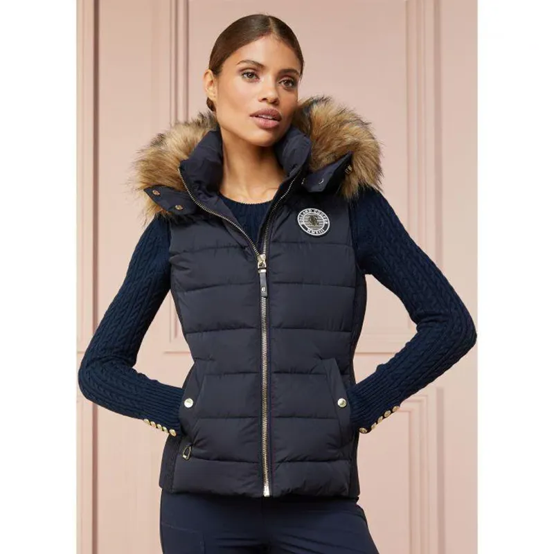 Holland Cooper Logan Padded Gilet - Ink Navy