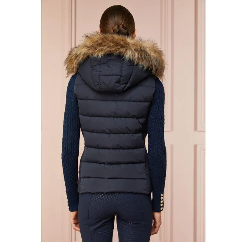 Holland Cooper Logan Padded Gilet - Ink Navy-3