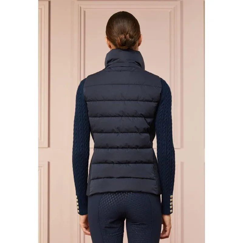 Holland Cooper Logan Padded Gilet - Ink Navy-4