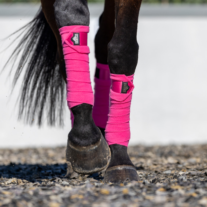 LeMieux Loire Satin Polo Bandages - Watermelon -2