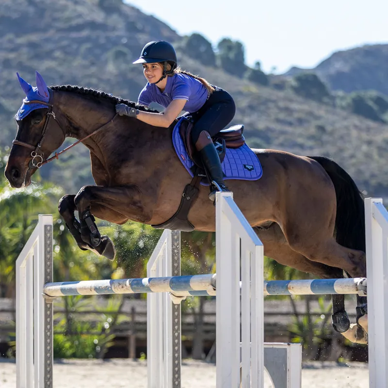 LeMieux Loire Classic Close Contact Square - Bluebell-6