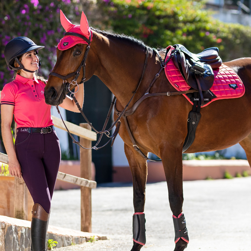 LeMieux Loire Classic Close Contact Square - Papaya-5