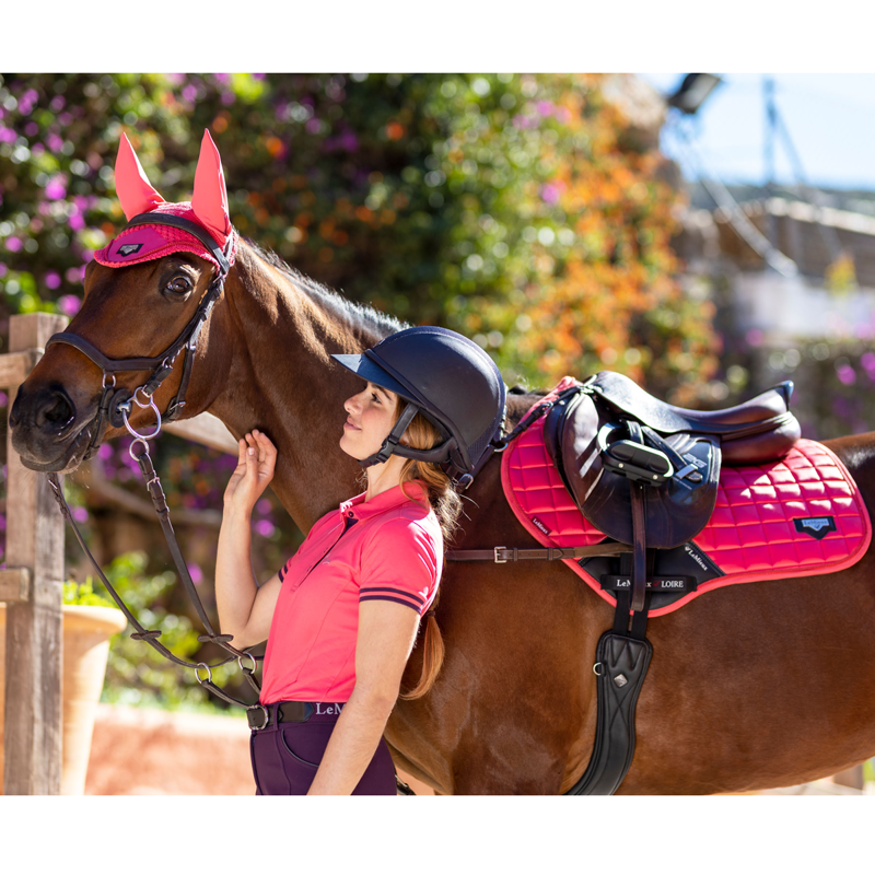 LeMieux Loire Classic Close Contact Square - Papaya-2