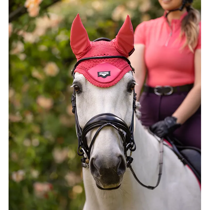 LeMieux Loire Fly Hood - Papaya-4