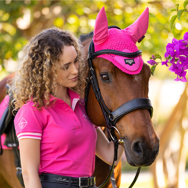 LeMieux Loire Fly Hood - Watermelon-3