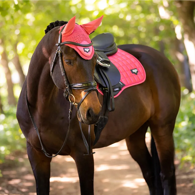 LeMieux Loire Memory Close Contact Square - Papaya-1