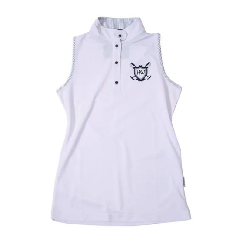 Horseware Lola Sleeveless Polo Shirt - White