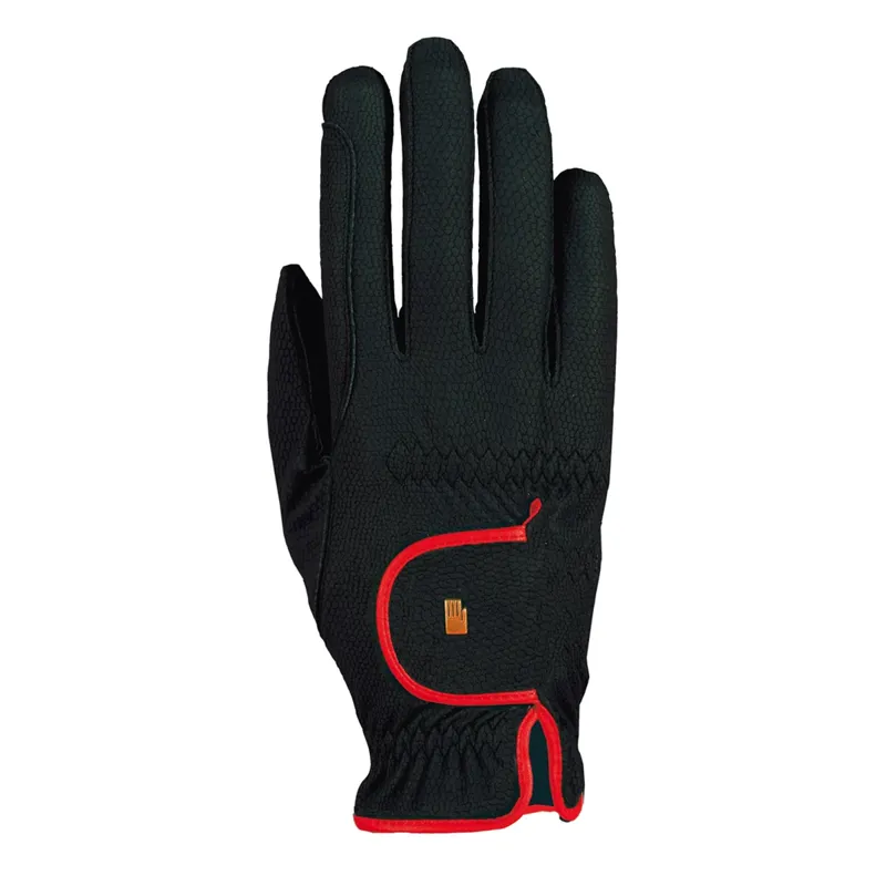 Roeckl Ladies Lona Gloves - Black/Red