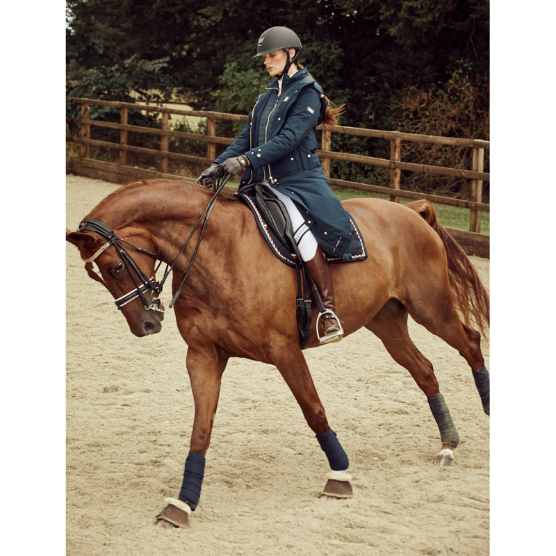 Holland Cooper Longline Training Coat - Ink Navy-10