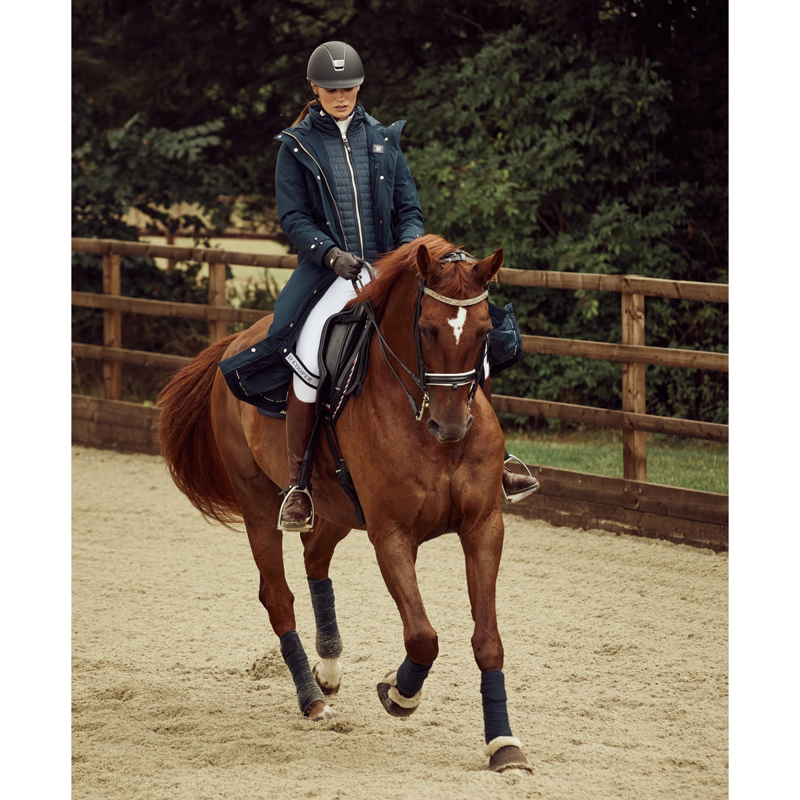 Holland Cooper Longline Training Coat - Ink Navy-11