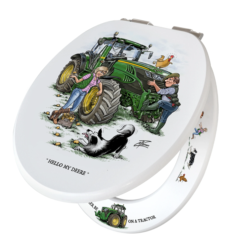 Looprints Toilet Seat - Tractor-1
