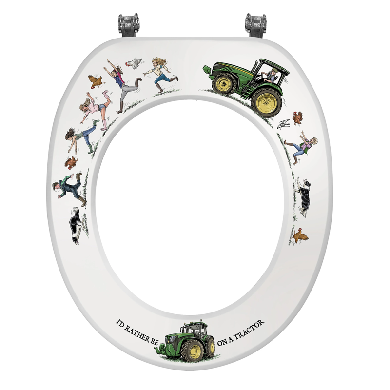 Looprints Toilet Seat - Tractor-3