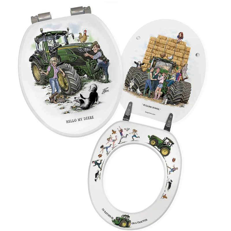Looprints Toilet Seat - Tractor-2