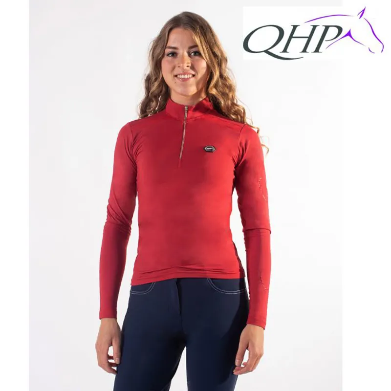 QHP Lotte Sport Shirt - Red 