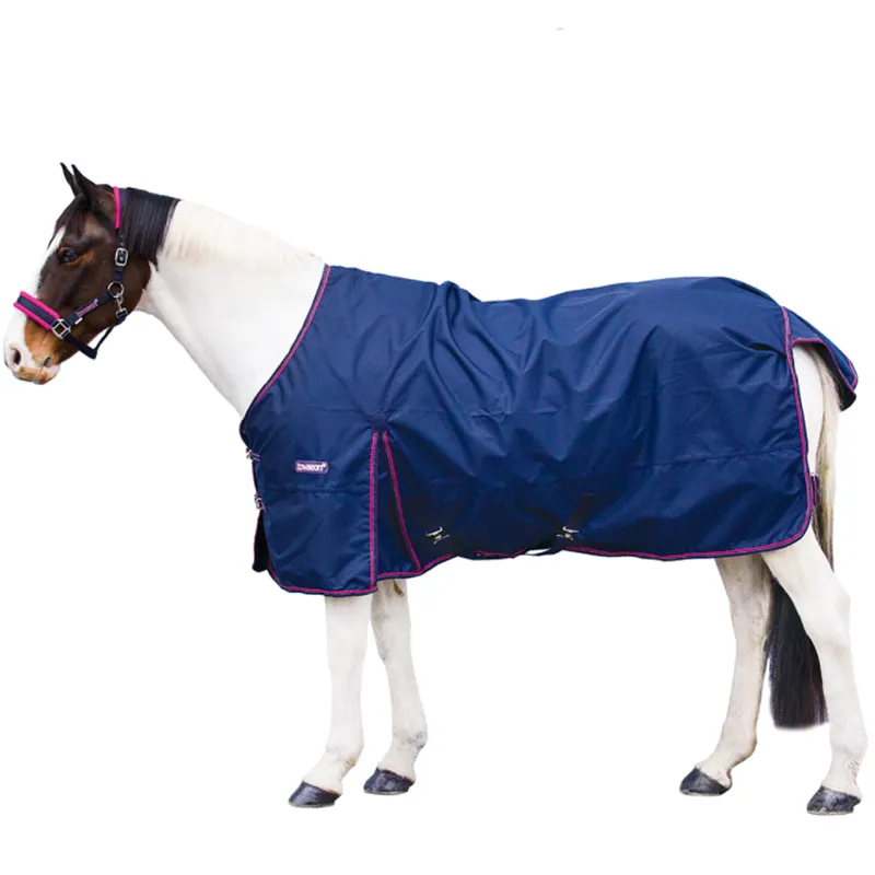 Loveson Lightweight Turnout Rug Navy/Pink/Navy