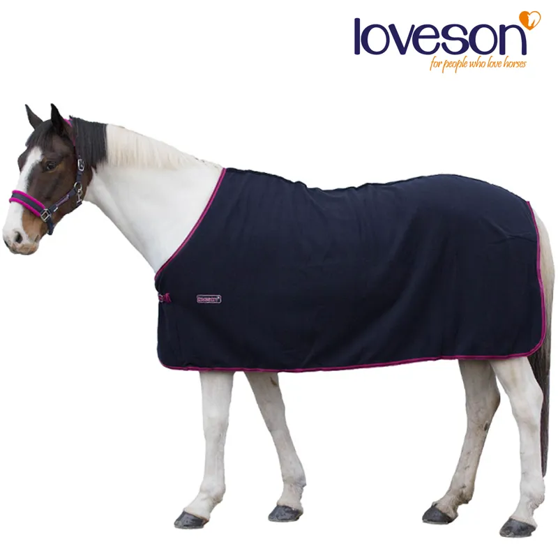 Loveson Fleece Cooler - Navy/Navy/Pink