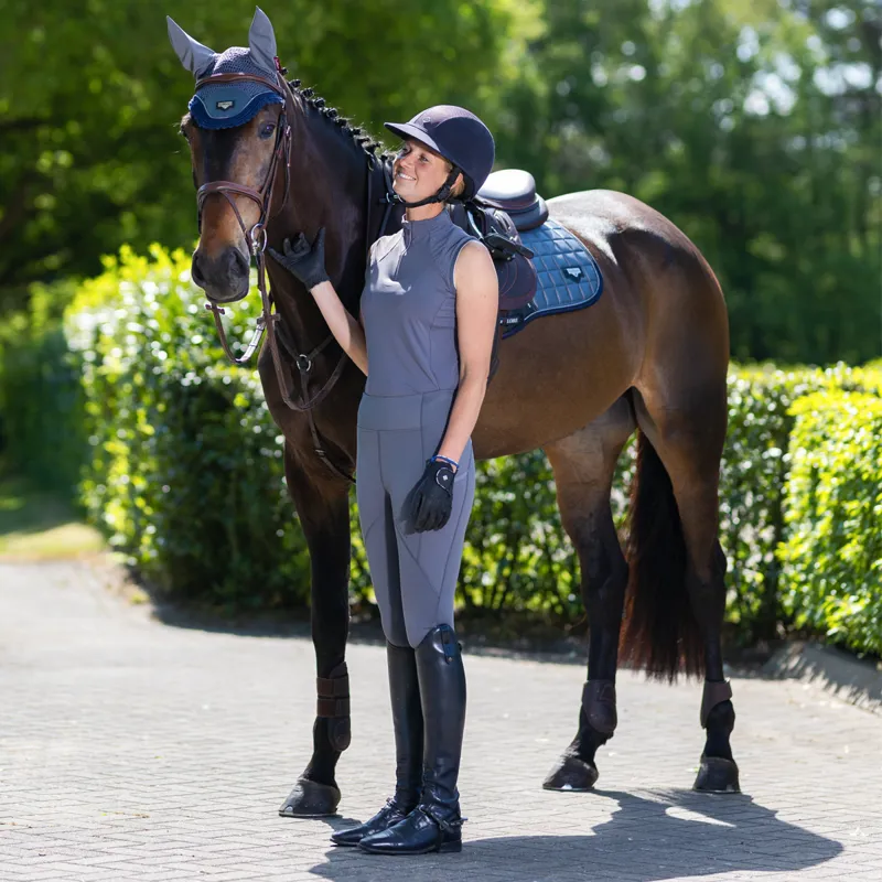 LeMieux Lucie Mesh Leggings - Twilight Grey-2