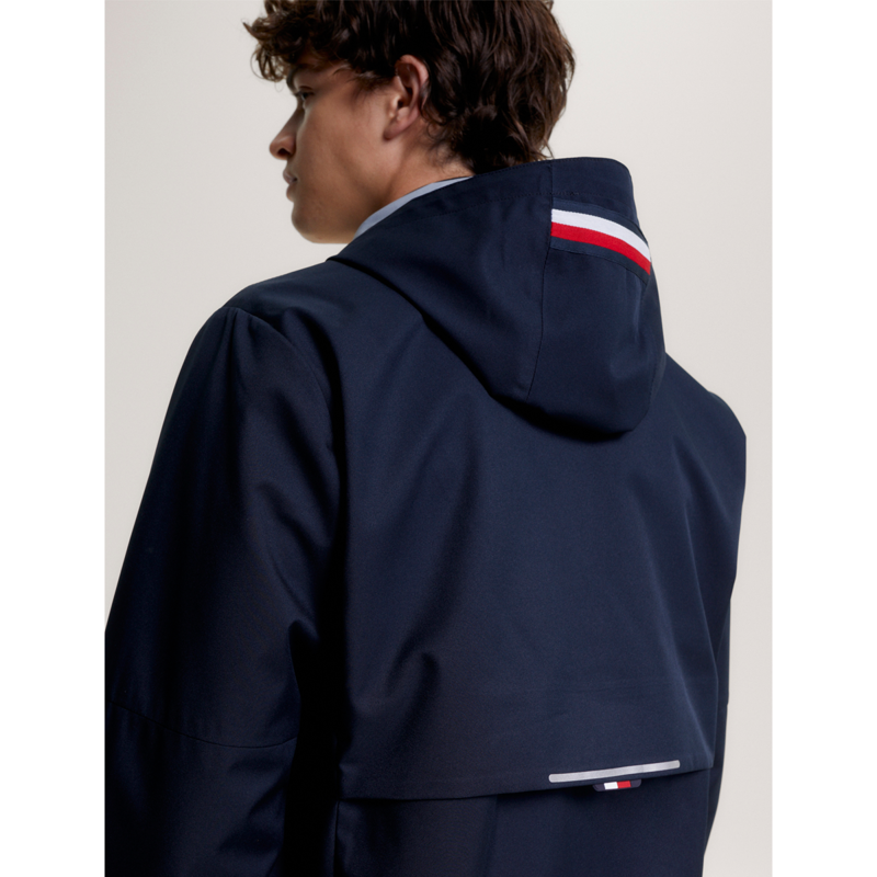 Tommy Hilfiger Men's Lugano Rain Jacket - Desert Sky-4