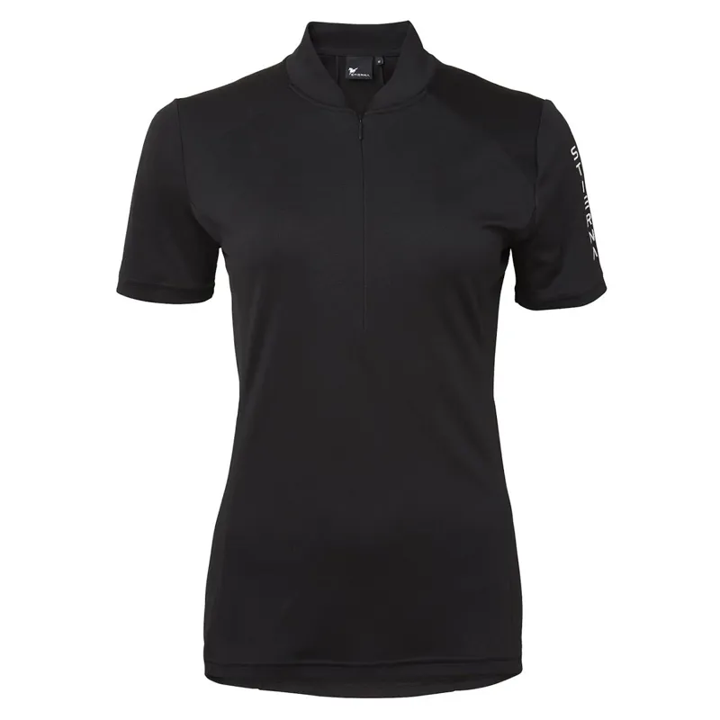 Stierna Luna Short Sleeve Polo - Black