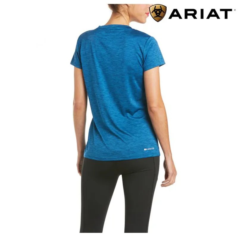 Ariat Womens Laguna SS Top - Blue Opal -1