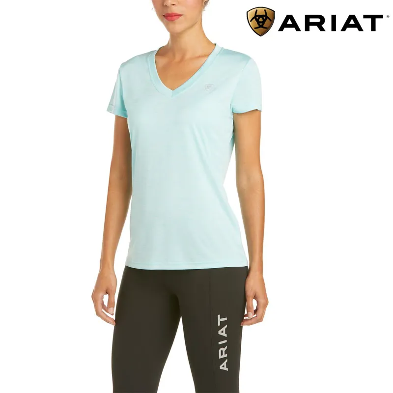 Ariat Womens Laguna SS Top - Cool Blue-1