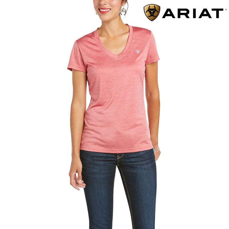 Ariat Womens Laguna SS Top - Frayed Red 