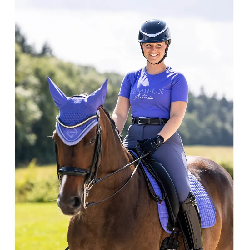 My LeMieux Luxe T-Shirt - Bluebell-5