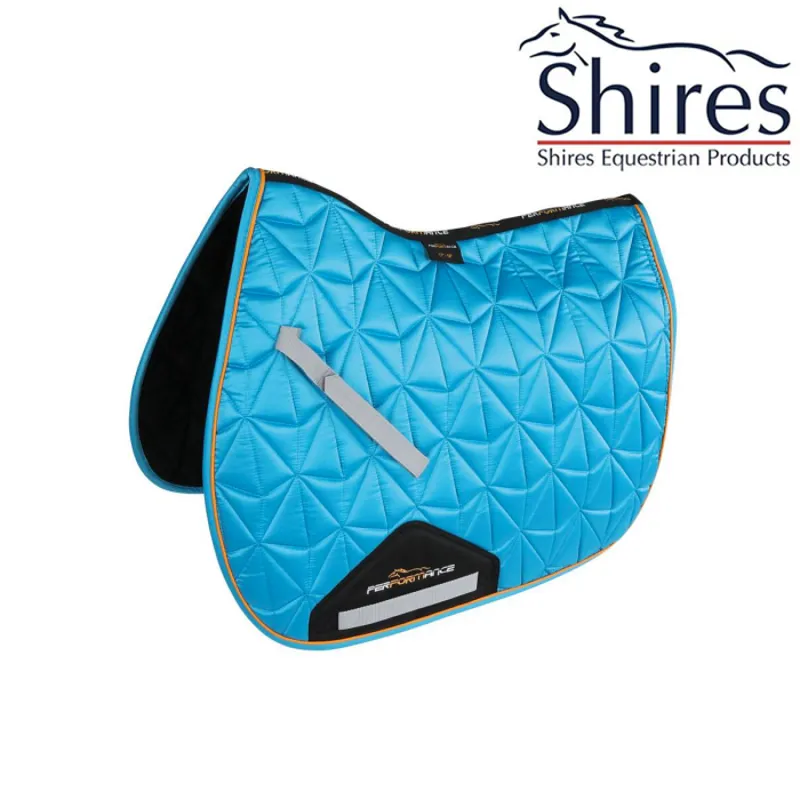 Shires Performance Luxe Saddlecloth - Blue