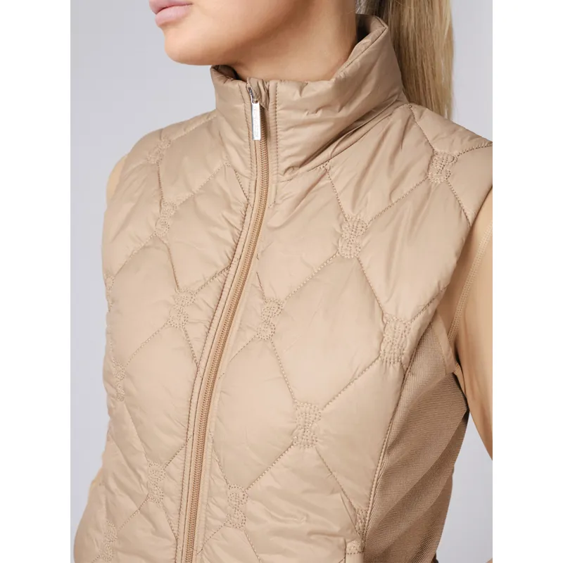 PS Of Sweden Magnolia Zip Vest - Camel -1