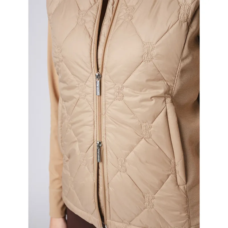 PS Of Sweden Magnolia Zip Vest - Camel -2