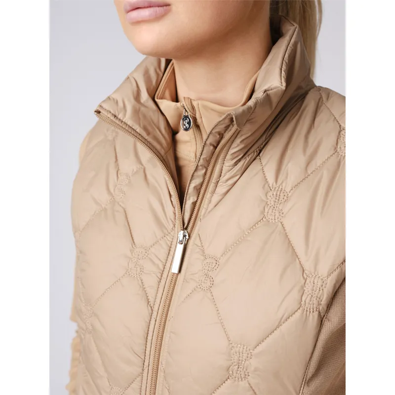 PS Of Sweden Magnolia Zip Vest - Camel -3