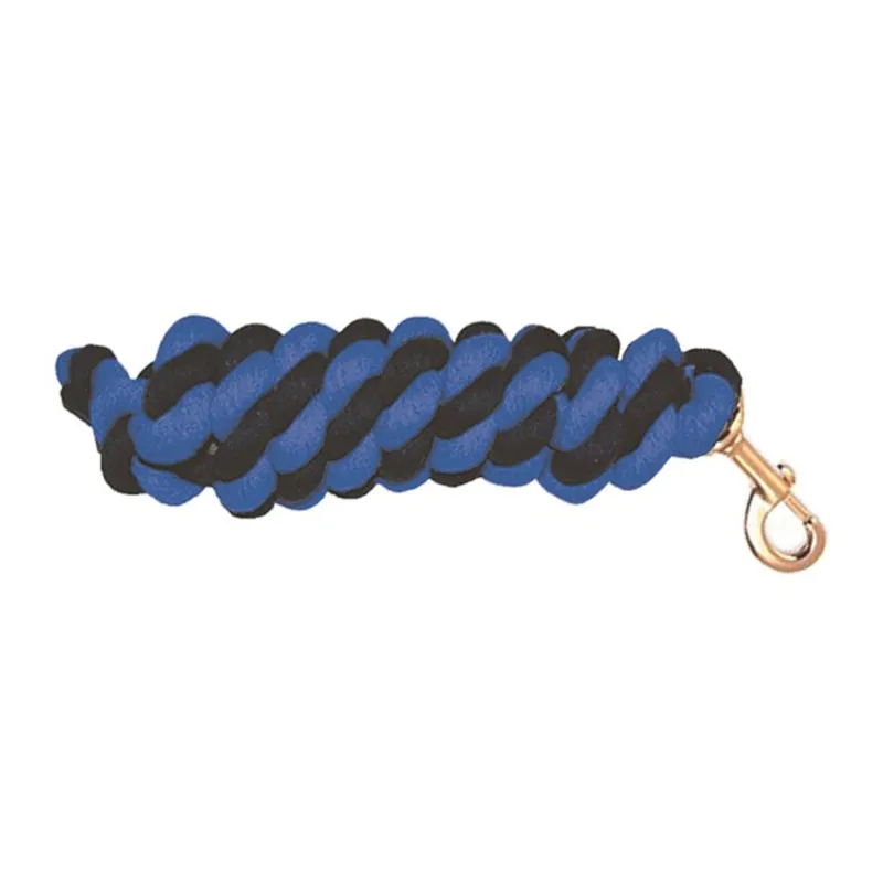 Mark Todd Cotton Leadrope - Navy/Royal Blue