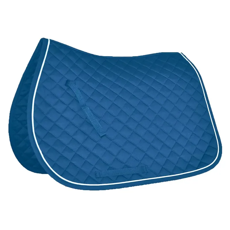 Mark Todd Piped Saddle Pad - Royal Blue/White