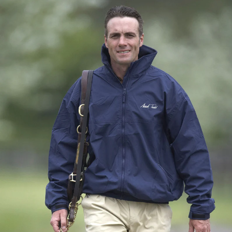 Mark Todd Unisex Fleece Lined Blouson Jacket - Navy-1