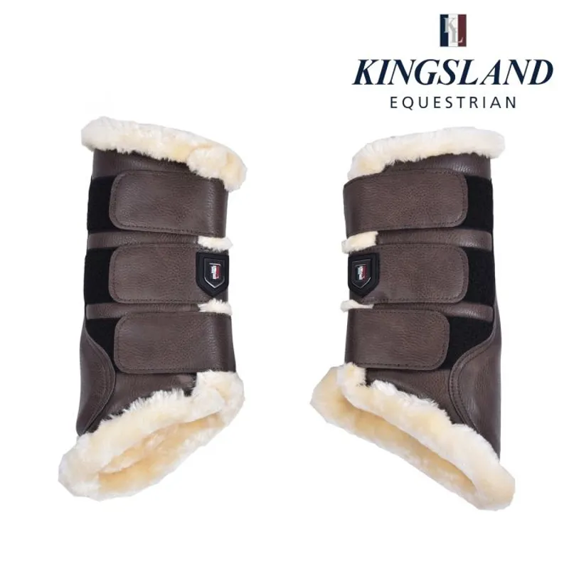 Kingsland Meissa Back Protection Boots - Brown Leather