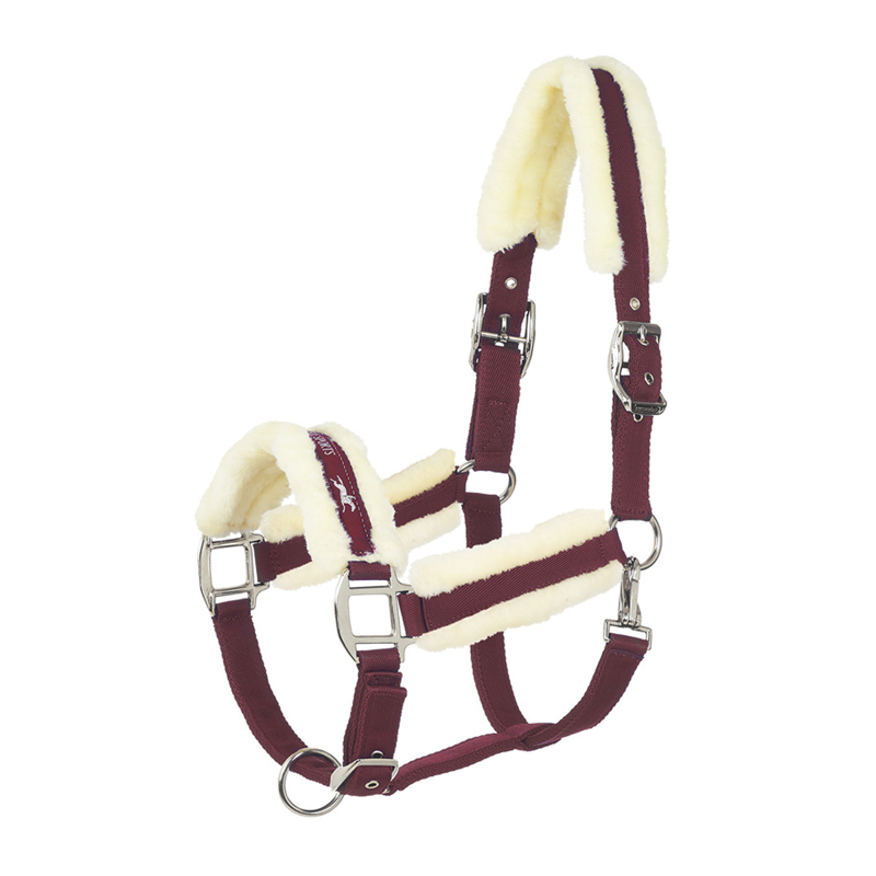 Schockemohle Melbourne Style Headcollar - Wine