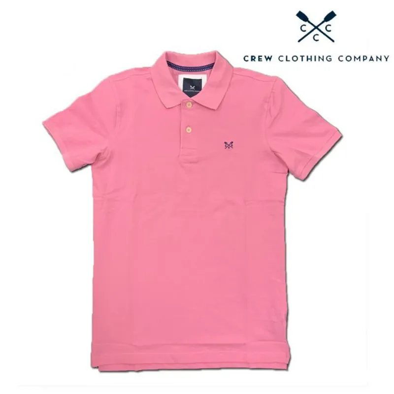 Crew Clothing Melbury Solid Polo - Pink