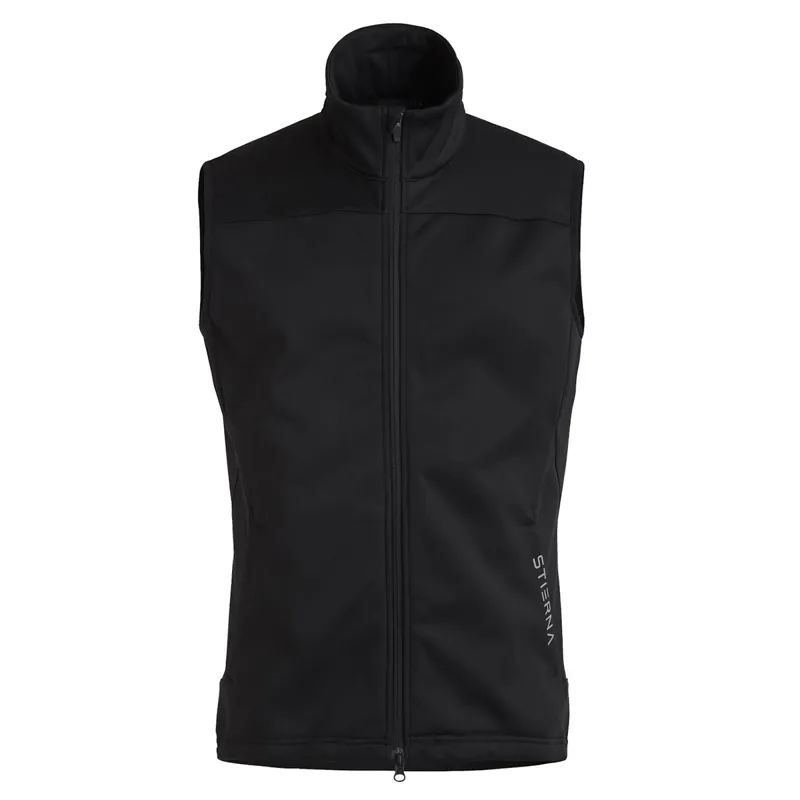 Stierna Men's Gale Softshell Vest - Black