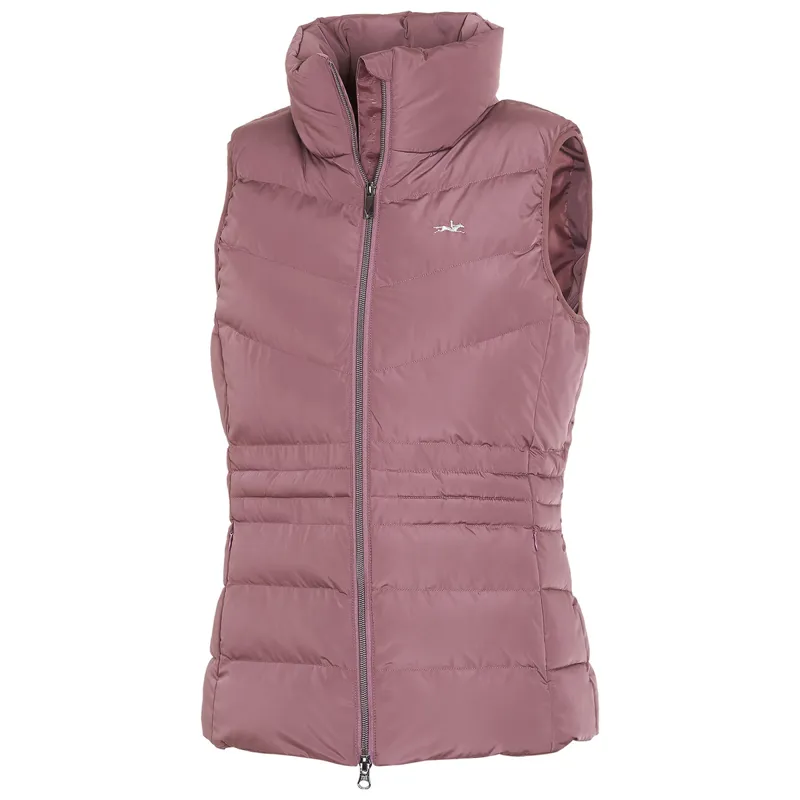 Schockemohle Merle Style Quilted Gilet - Rose Taupe