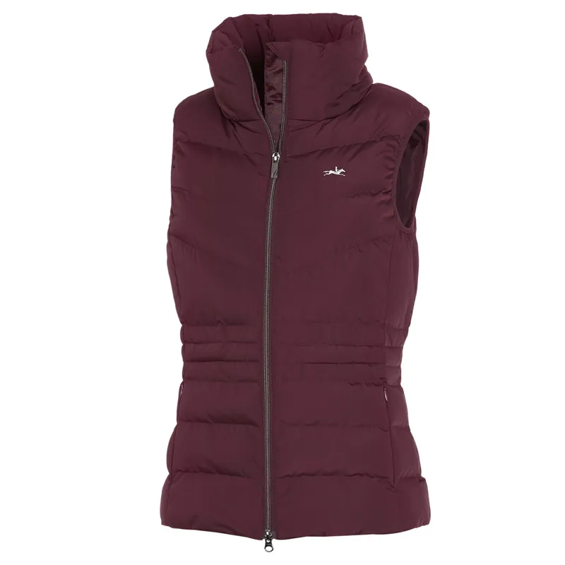 Schockemohle Merle Style Quilted Gilet - Wine