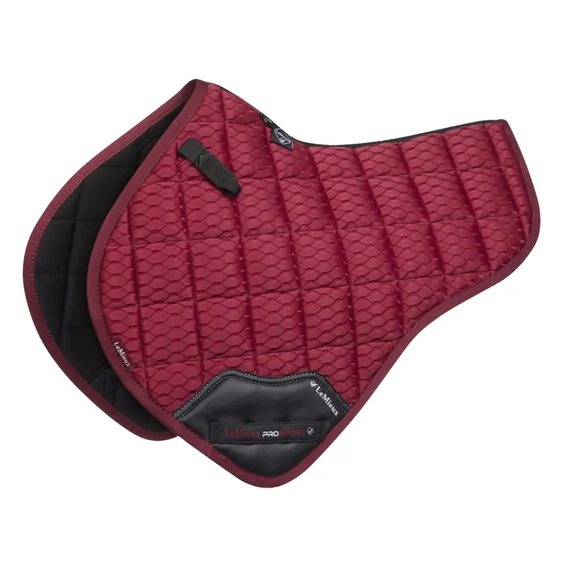 LeMieux Carbon Mesh Close Contact Half Square - Mulberry