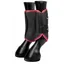 LeMieux Carbon Mesh Wrap Boots - Black/Papaya